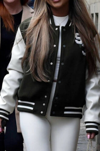 Natalia Zoppa Black Varsity Jacket