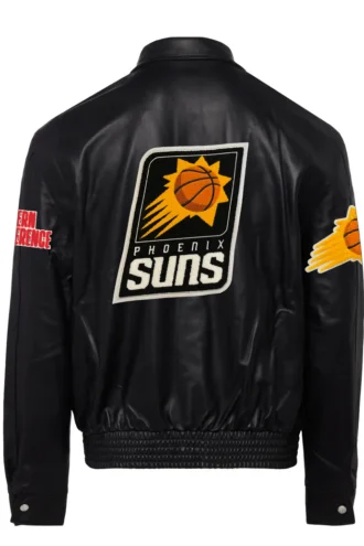 PHOENIX SUNS FULL LEATHER JACKET Black