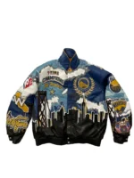 GOLDEN STATE WARRIORS 7TH CHAMPIONSHIP LEATHER JACKET