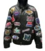 LIMITED EDITION HISTORY OF SUPER BOWL COLLAGE FULL LEATHER JACKET