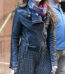 Sara Bareilles Tooth Mid-Concert Biker Jacket