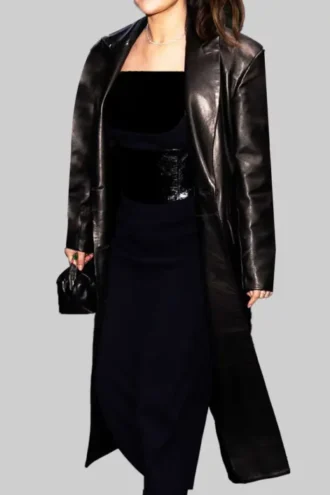 Selena Gomez Time 100 Summit Long Coat