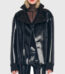 Stella Maxwell Black Leather Jacke