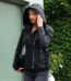 Taylor Black Hooded Jacket