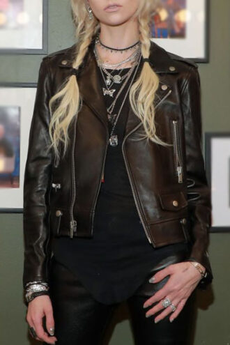 Taylor Momsen Biker Jacket