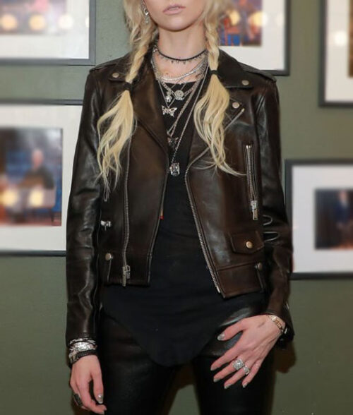 Taylor Momsen Biker Jacket