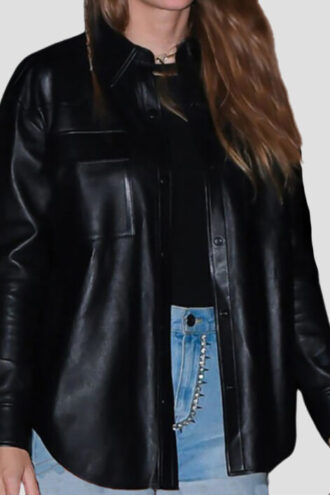 Taylor Swift Black Leather Jacket