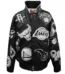 LIMITED EDITION 50TH ANNIVERSARY OF HIP-HOP NBA COLLAGE FULL LEATHER BLACK & WHIT