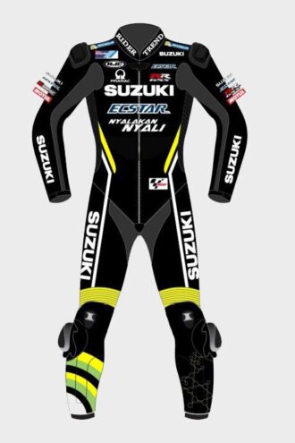 AANDREA IANNONE SUZUKI MOTOGP BLACK LEATHER SUIT 2018