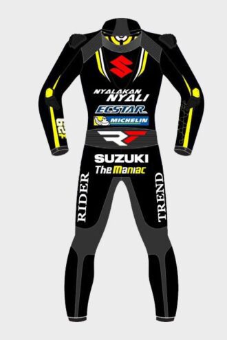 AANDREA IANNONE SUZUKI MOTOGP BLACK LEATHER SUIT 2018