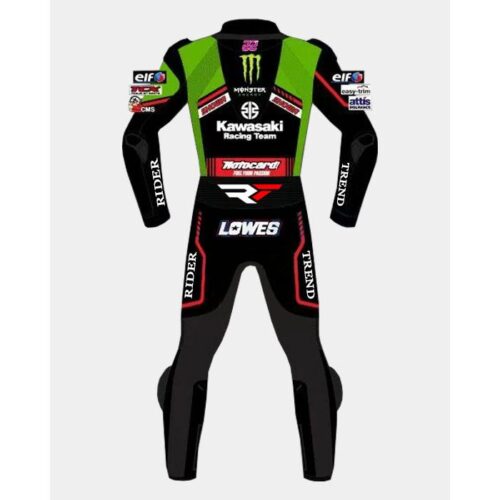 ALEX LOWES LEATHER RACING SUIT KAWASAKI WSBK 2021