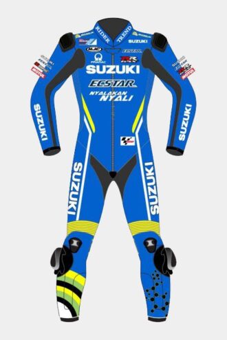 ANDREA IANNONE SUZUKI MOTOGP 2018 LEATHER SUIT BLUE