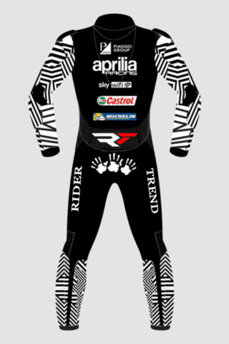 BLACK BIKER SUIT ALEIX ESPARGARO APRILIA TEST 2023