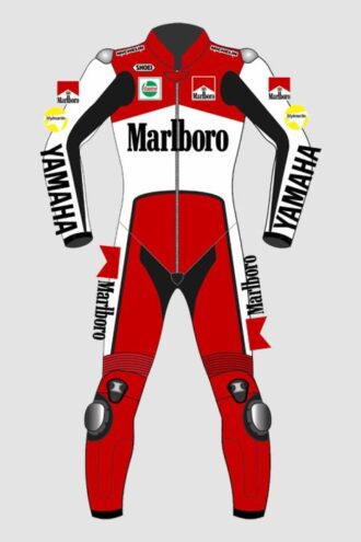 MARLBORO LEATHER SUIT JOHN KOCINSKI YAMAHA MOTOGP 1990