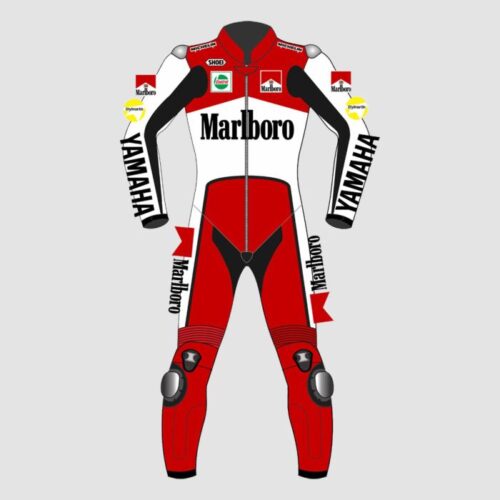 MARLBORO LEATHER SUIT JOHN KOCINSKI YAMAHA MOTOGP 1990