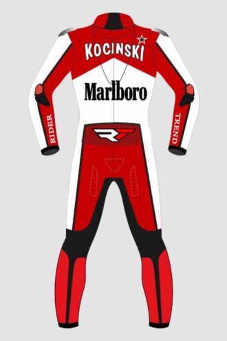 MARLBORO LEATHER SUIT JOHN KOCINSKI YAMAHA MOTOGP 1990