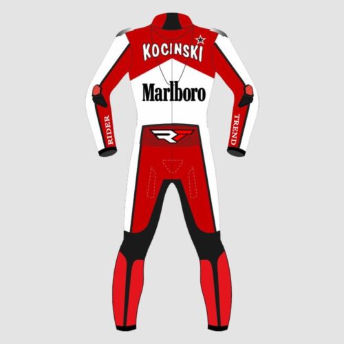 MARLBORO LEATHER SUIT JOHN KOCINSKI YAMAHA MOTOGP 1990