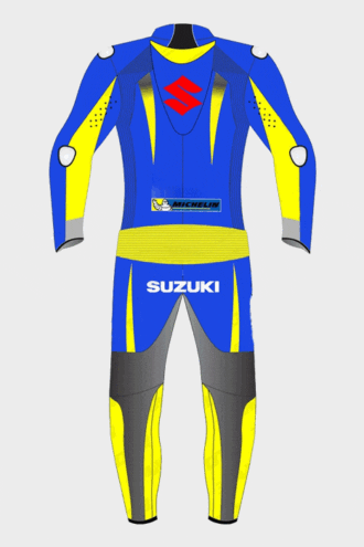 SUZUKI MOTORBIKE LEATHER BIKER SUIT