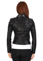 The Proctor Pyhtn Black Leather Women Jacket