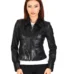 The Proctor Pyhtn Black Leather Women JacketThe Proctor Pyhtn Black Leather Women Jacket