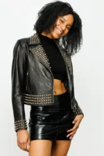 The Bora Black Leather Jacket