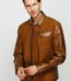 The Emerson Tan Leather Men Jacket