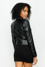 The Starke Black Leather Jacket