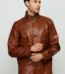 The Barclay Brown Leather Men Jacket