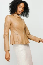 The Olmetti Tan Leather Jacket