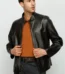 The Del Rio Leather Black Men Jacke