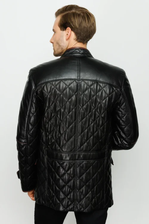 The Martinez Black Leather Men Jacket