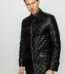 The Martinez Black Leather Men Jacke