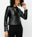 The Lante Black Leather Jacket