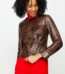 The Mekke Pythn Skin Leather Jacket Brown