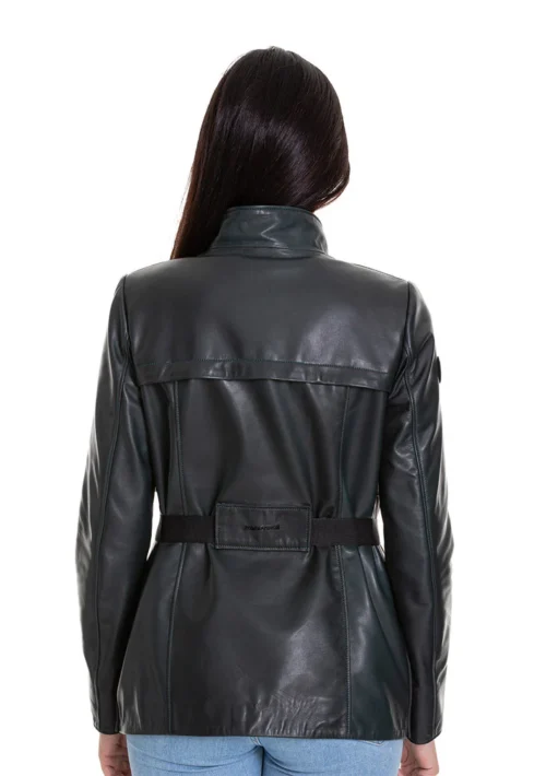 The Luque Women Leather Jacke