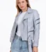 The Rodos Leather Gray Jacket