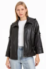 The Tomigaya Women Leather Jacket