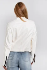 The Altona Leather White Jacket