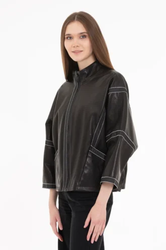 The Lojila Women Leather Jacket