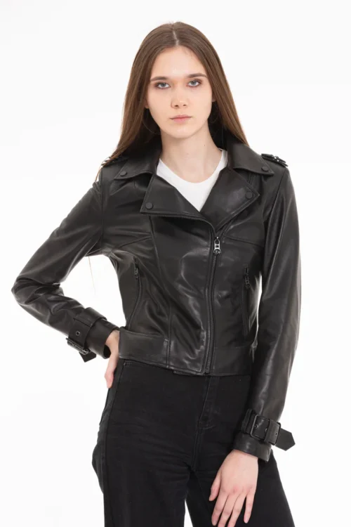 The Baracana Women Leather Jacket