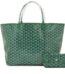 Green Goyardine Canvas and Chevroches Calfskin Saint Louis GM Tote, 2024