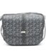 Grey Goyardine Canvas and Chevroches Calfskin Belvedere PM Bag