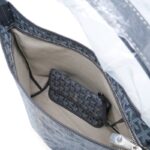 Grey Goyardine Canvas and Chevroches Calfskin Boheme Hobo Bag