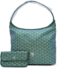 Pearly Green Goyardine Canvas and Chevroches Calfskin Boheme Hobo Bag Palladium Hardware